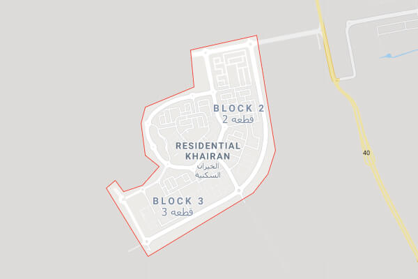 ارض شارعين للبيع في الخيران السكني