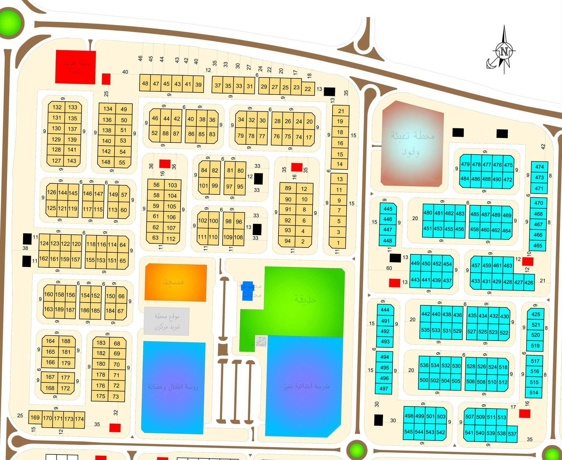 للبدل في المطلاع ارض بطن وظهر
